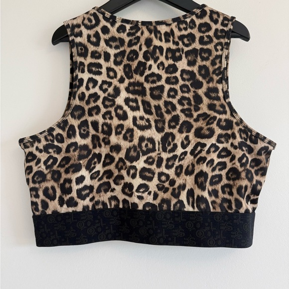 The Kooples Leopard Crop Tank Top - Picture 4 of 6